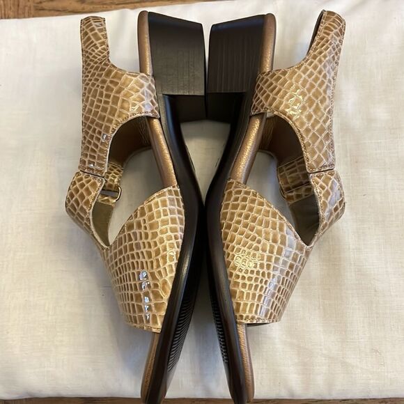 SAS SUNTIMER BEIGE CROC SANDALS. NEW - Picture 4 of 11